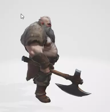 Battle-Ready Warrior 3D Model 3D model_2