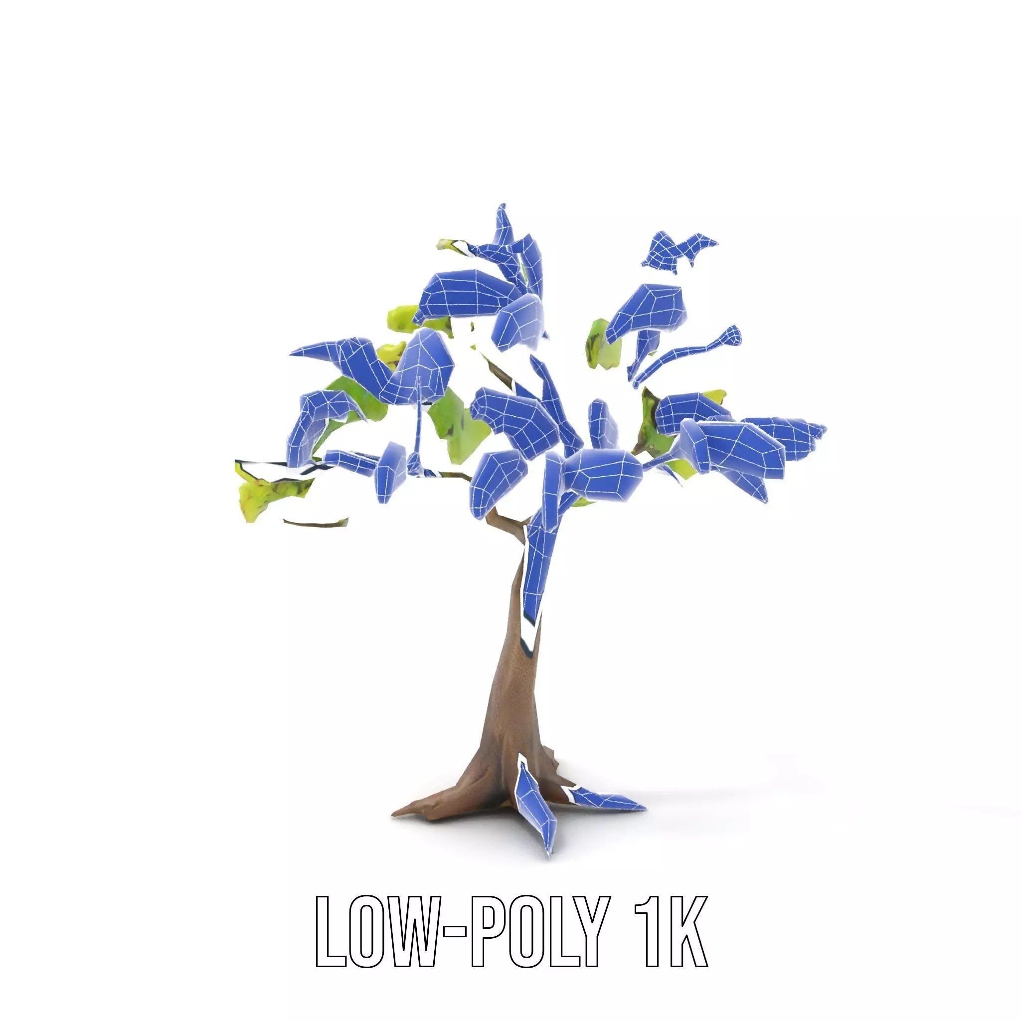 Verdant Elm Tree model pack Low-poly 3D model_9