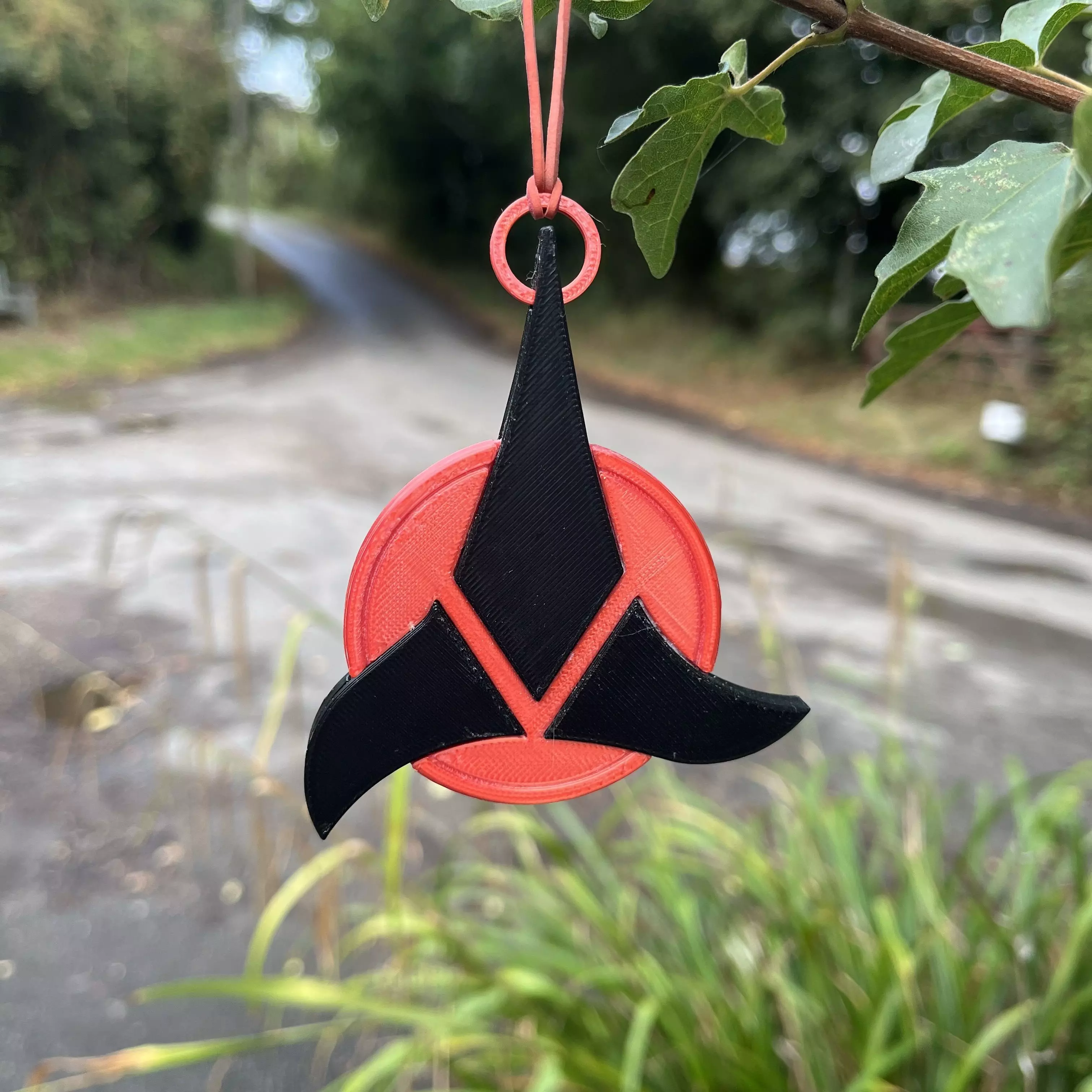 Klingon Imperial Trefoil Christmas Tree Ornament 3D print model_7