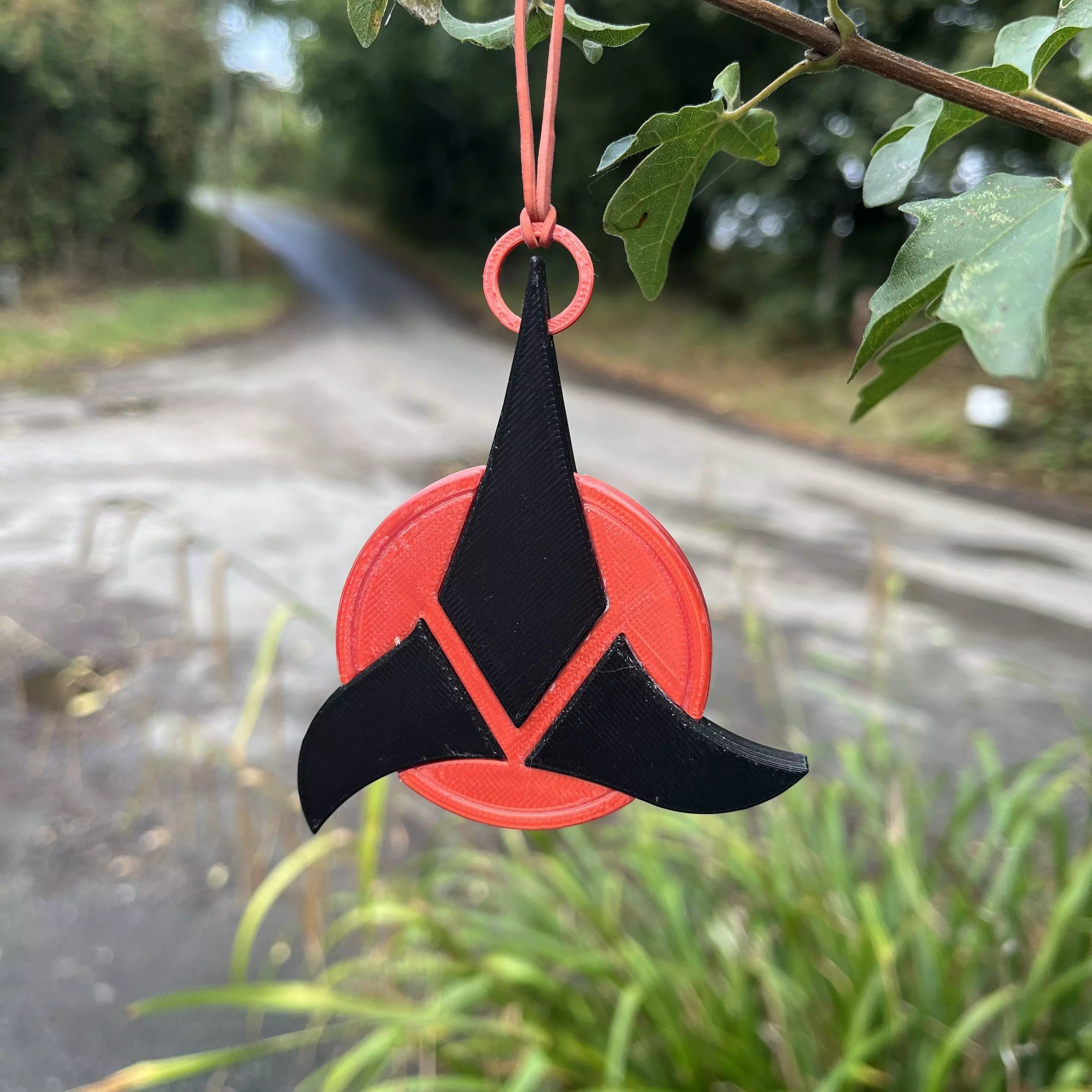 Klingon Imperial Trefoil Christmas Tree Ornament 3D print model_6