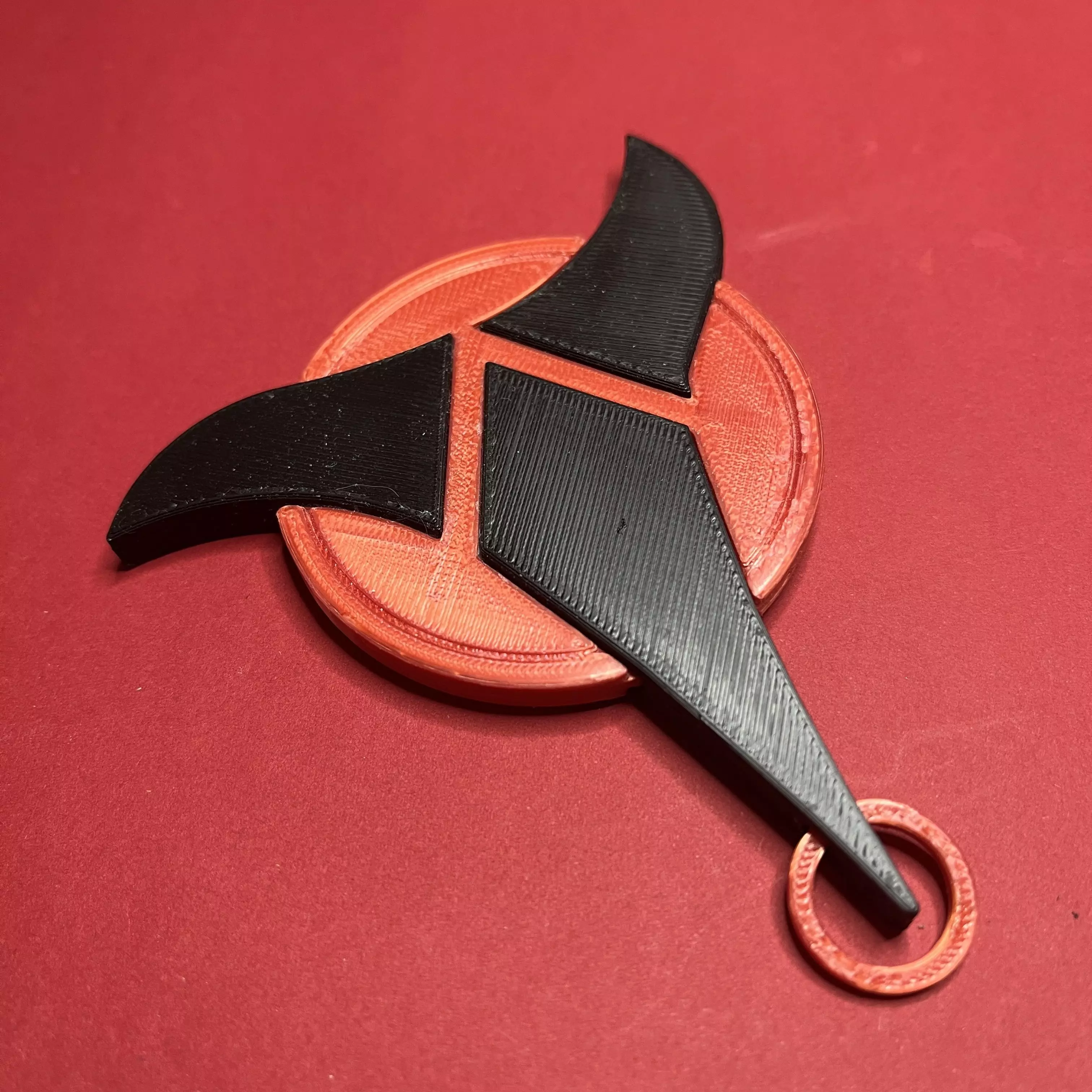 Klingon Imperial Trefoil Christmas Tree Ornament 3D print model_3
