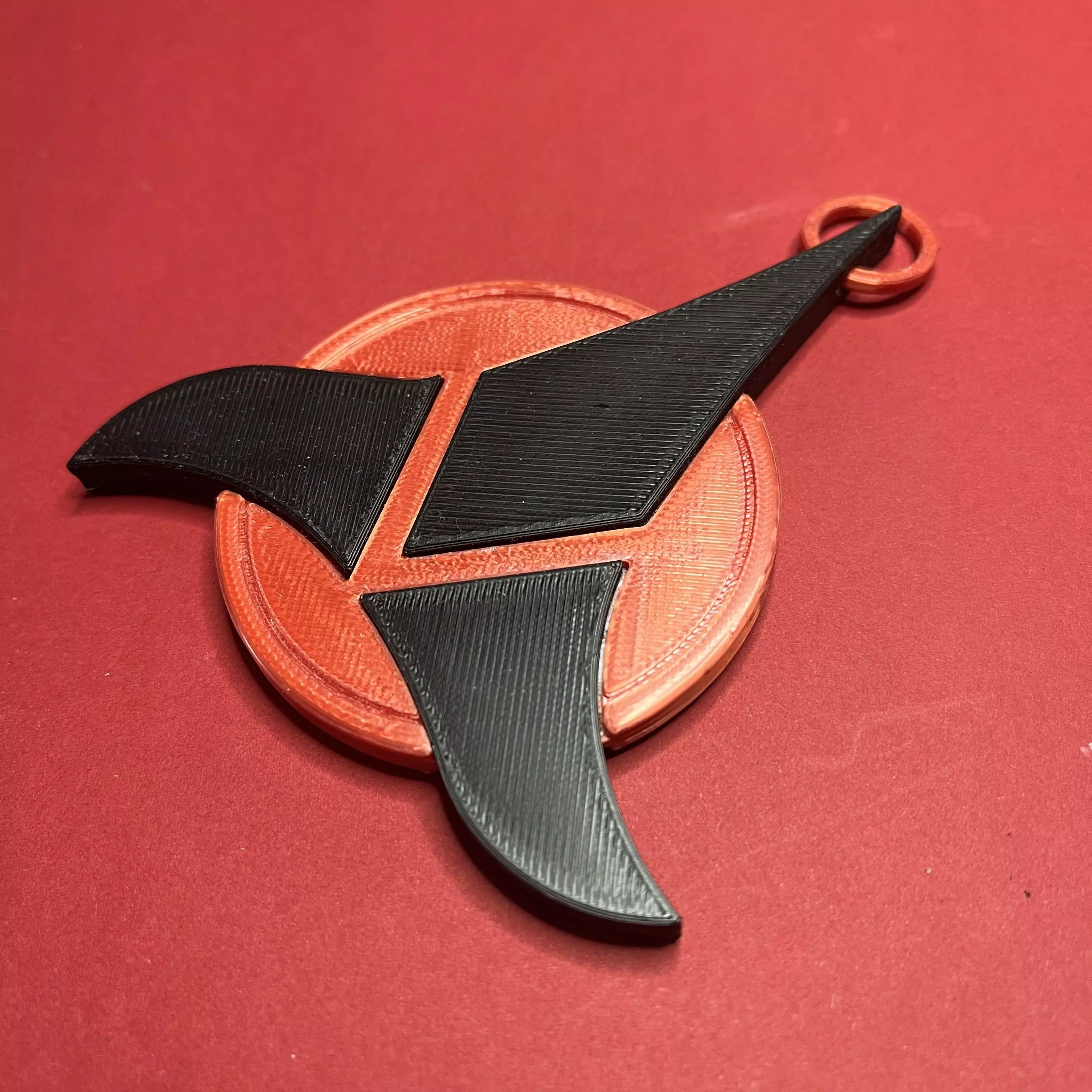 Klingon Imperial Trefoil Christmas Tree Ornament 3D print model_2