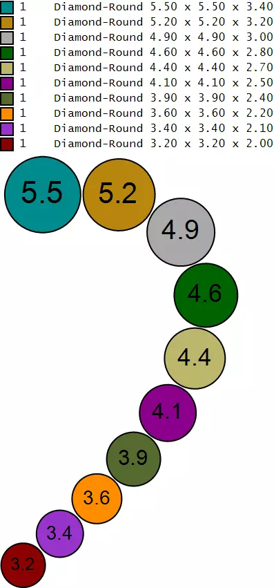 Heart pendent with dimond gold 3D print model_4