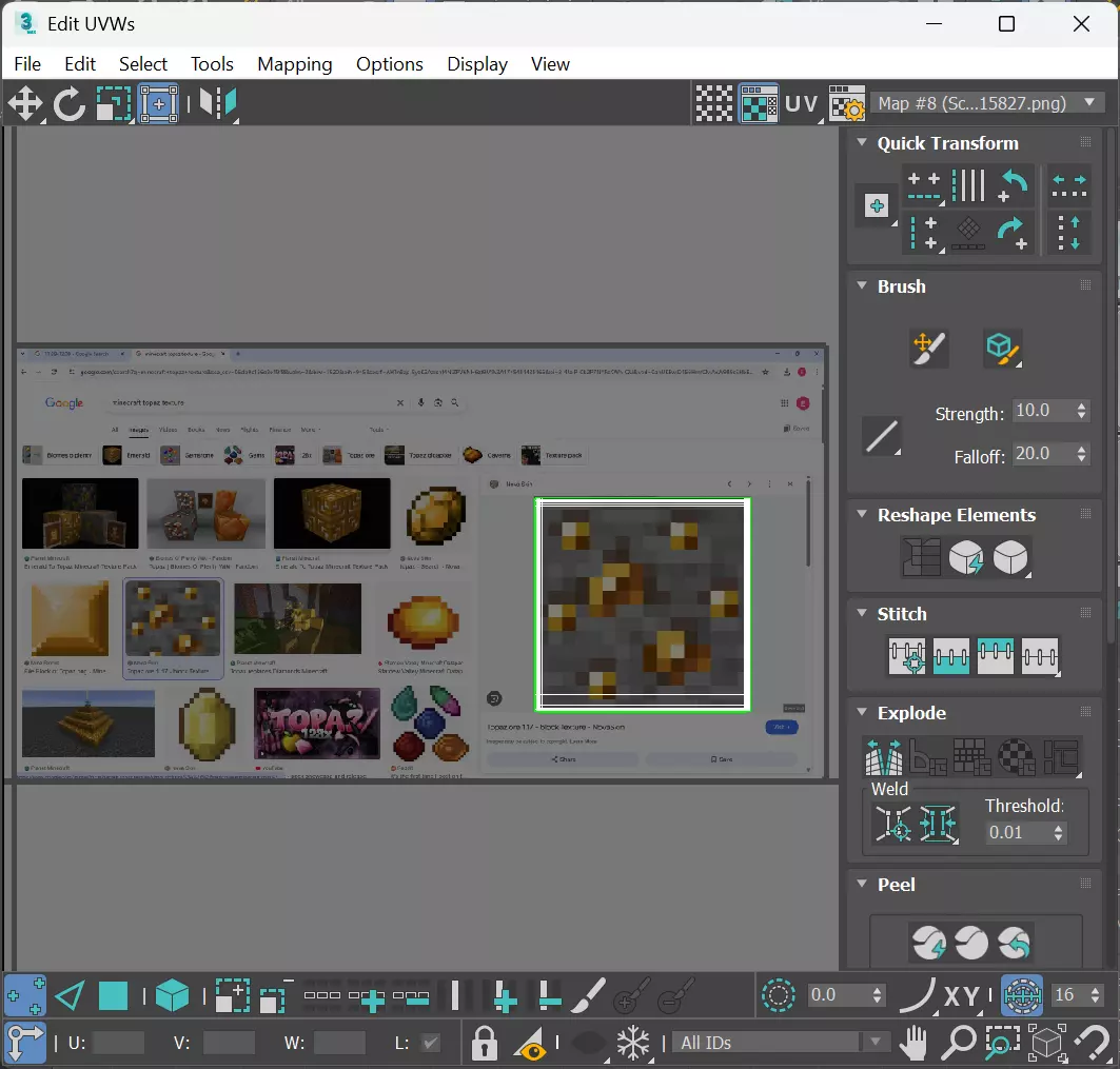 Minecraft Topaz 3D model_15