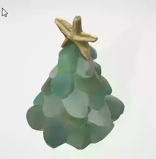 Decorated Christmas Tree 3D Model 3D model