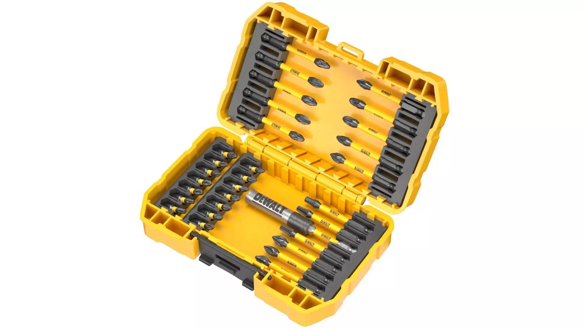 Dewalt FLEX TORQUE SCREWDRIVING BIT SET 25 PIECES Low-poly 3D model_2