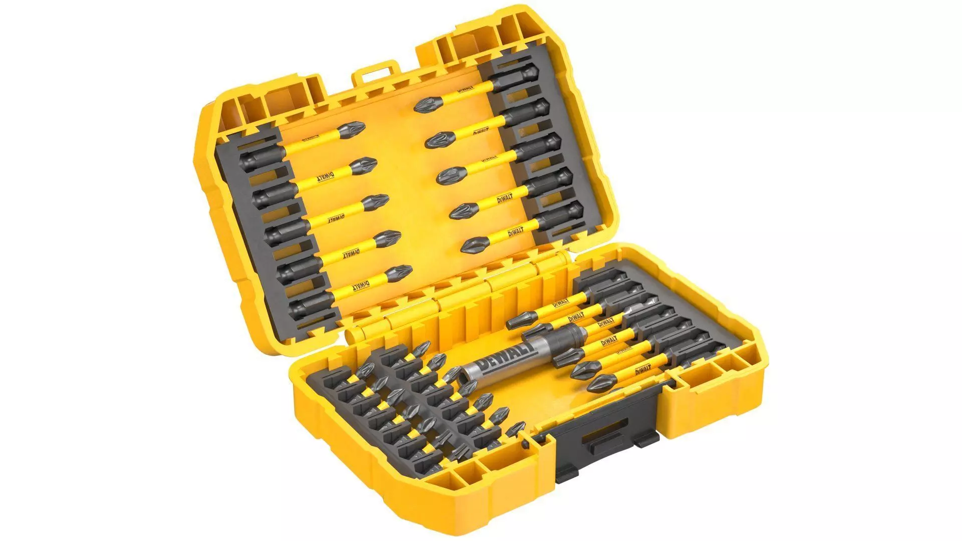 Dewalt FLEX TORQUE SCREWDRIVING BIT SET 25 PIECES Low-poly 3D model_1