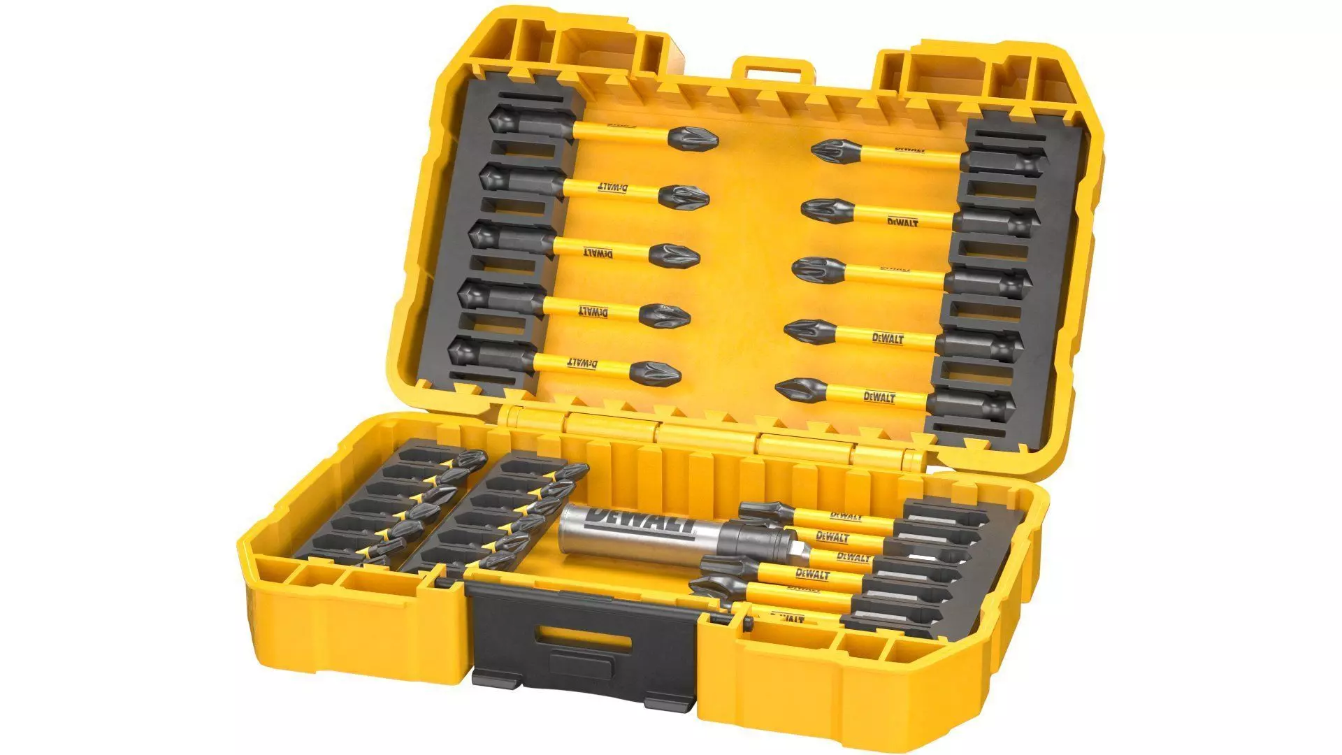 Dewalt FLEX TORQUE SCREWDRIVING BIT SET 25 PIECES Low-poly 3D model_0