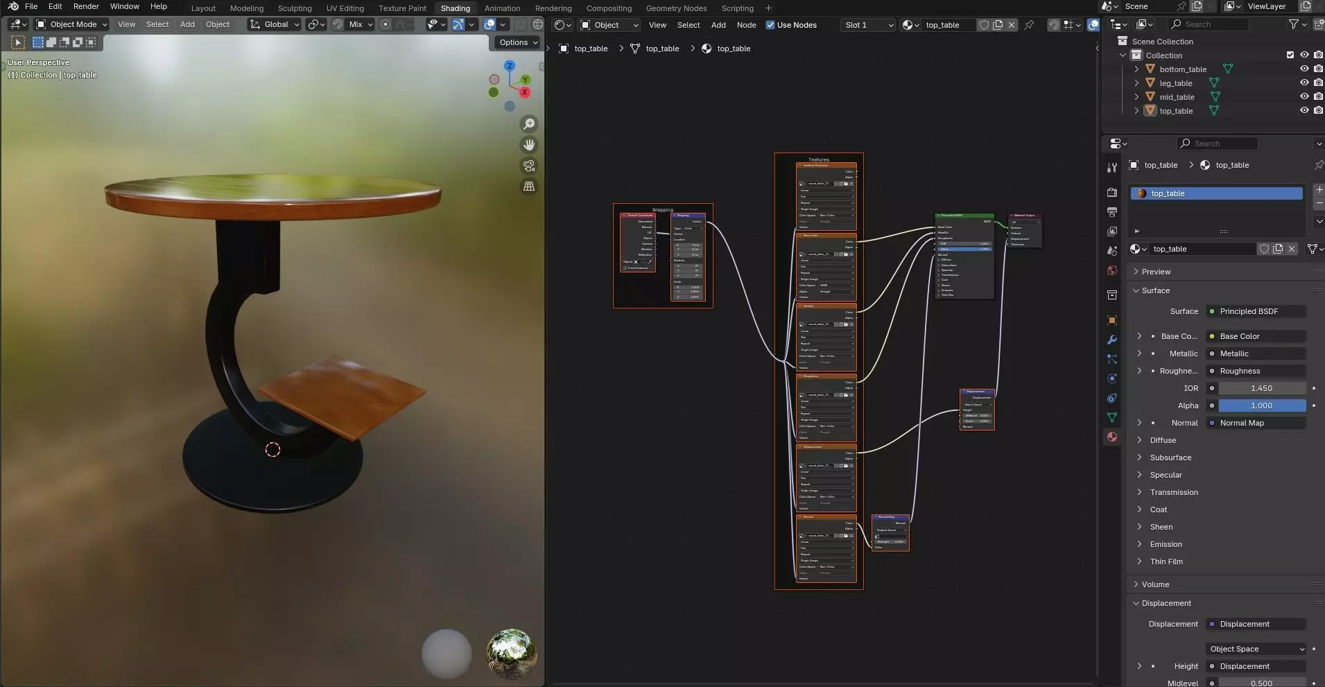 Round Table CG17 3D model_11