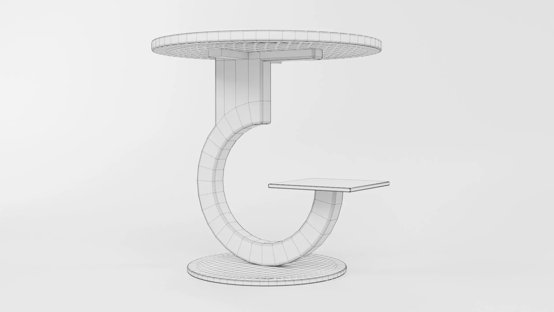 Round Table CG17 3D model_5