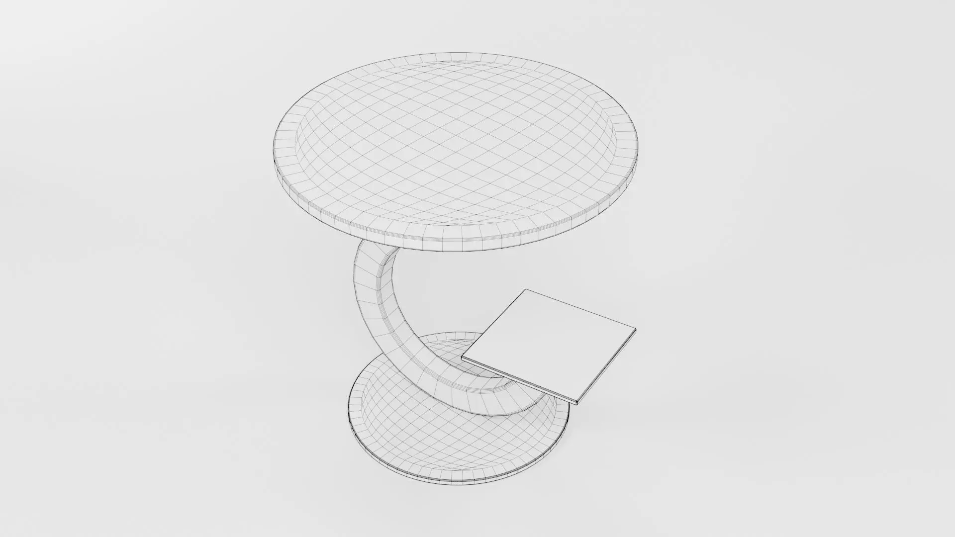 Round Table CG17 3D model_6