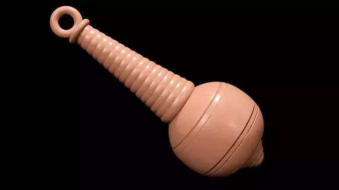 Hanuman Gada Pendant 3D Printable Model