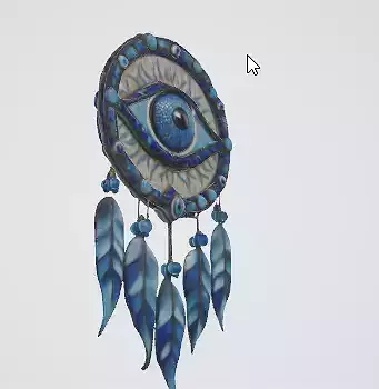 3D Wall Ornament Model 3D model