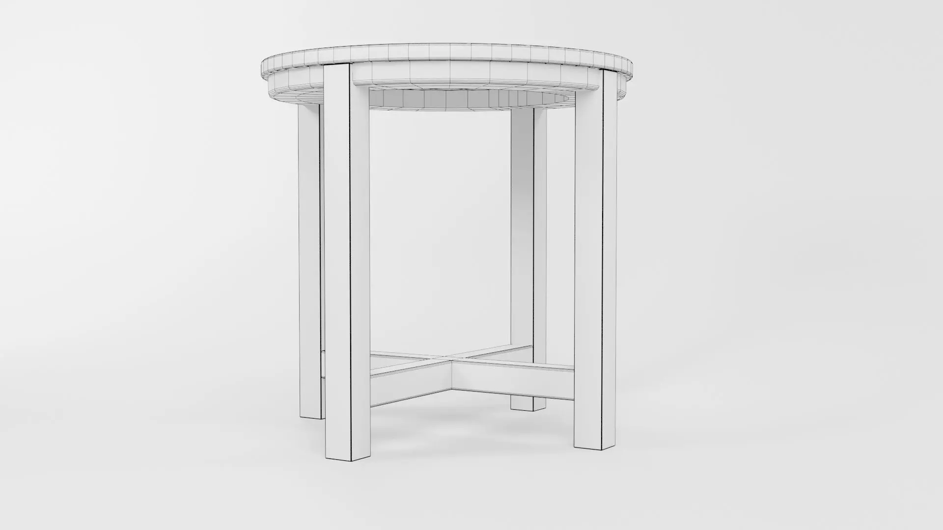 Round Table CG20 3D model_5