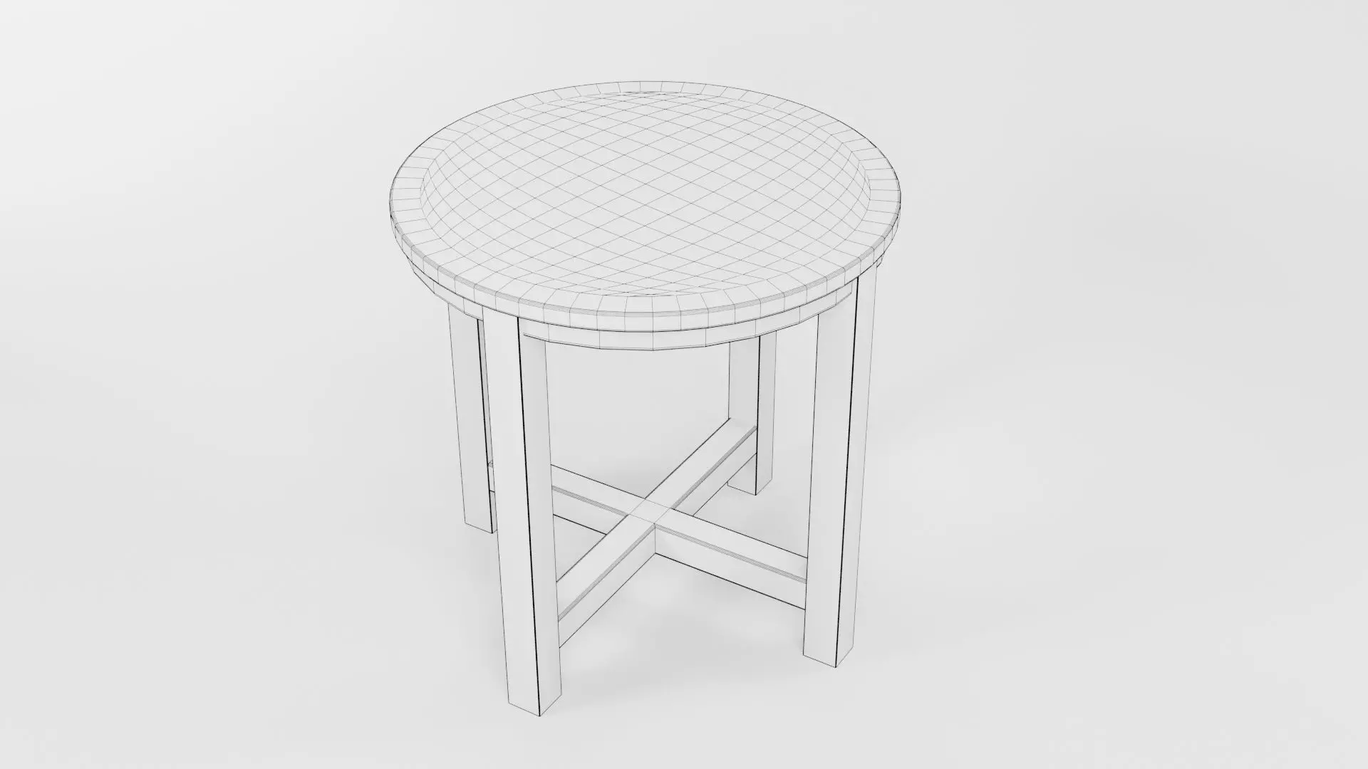 Round Table CG20 3D model_6