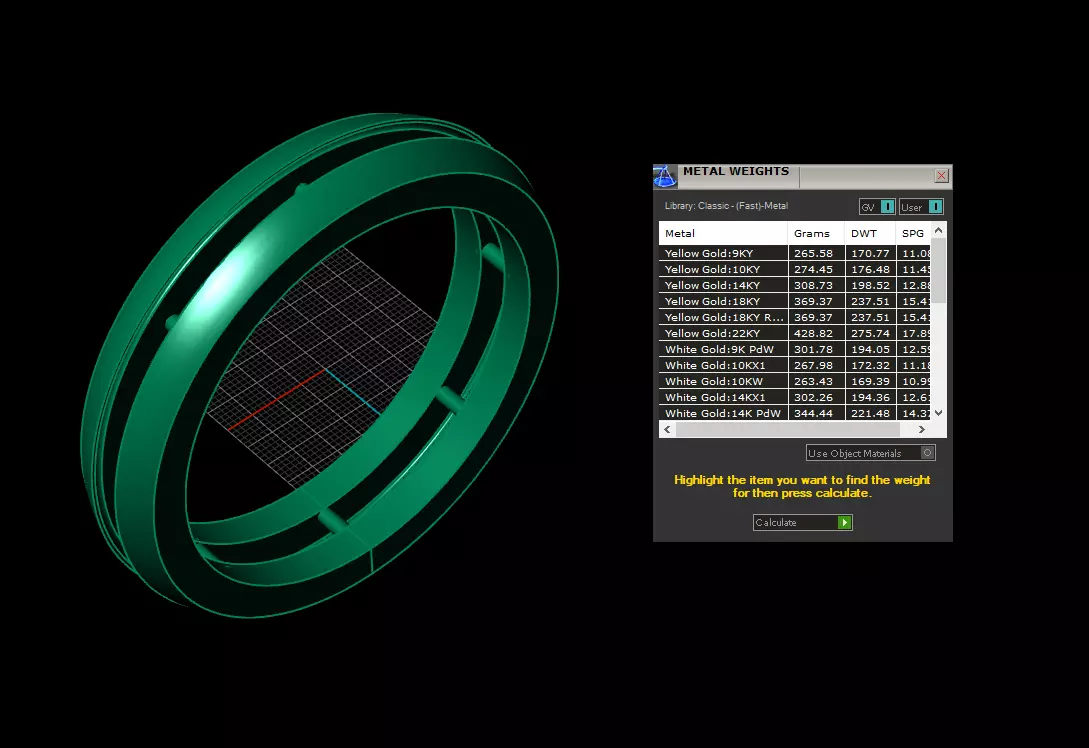 Luxury Gold Bracelet with Diamonds 3D print model_6