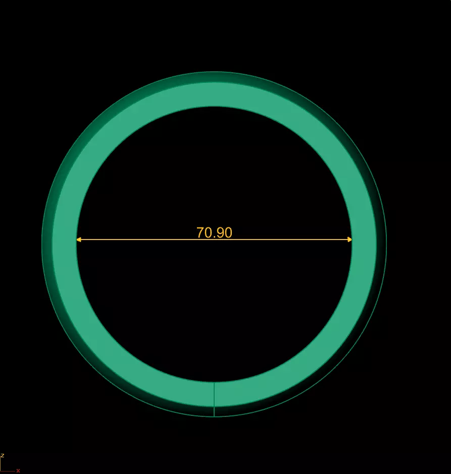 Luxury Gold Bracelet with Diamonds 3D print model_3