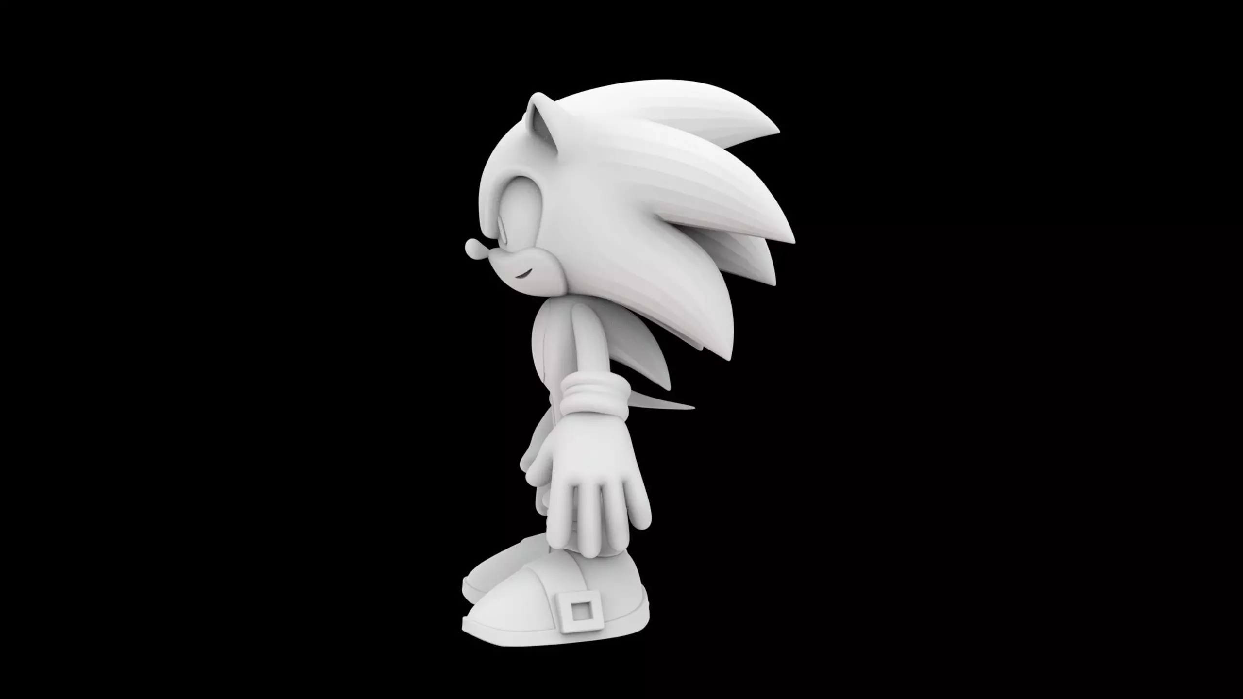Sonic 3d Print Model 3D print model_3