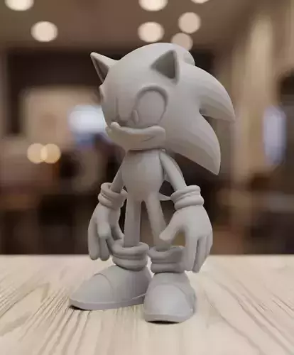 Sonic 3d Print Model