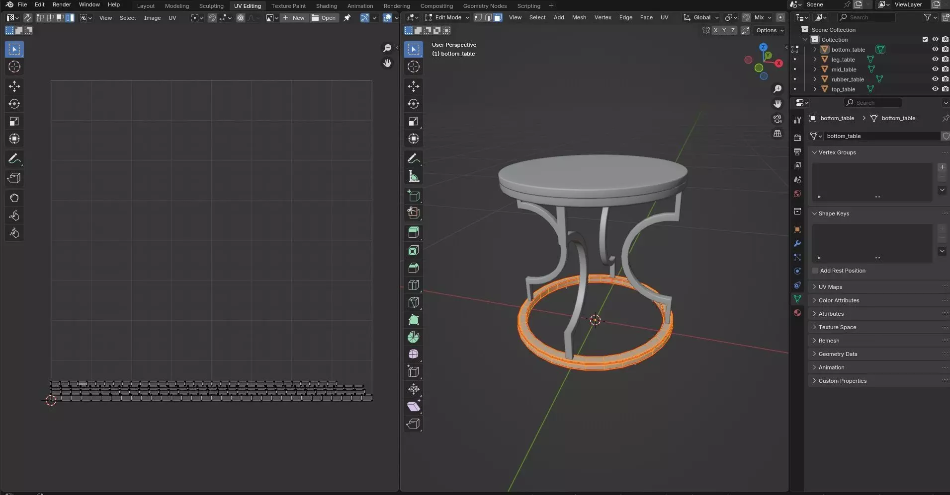 Round Table CG21 3D model_9