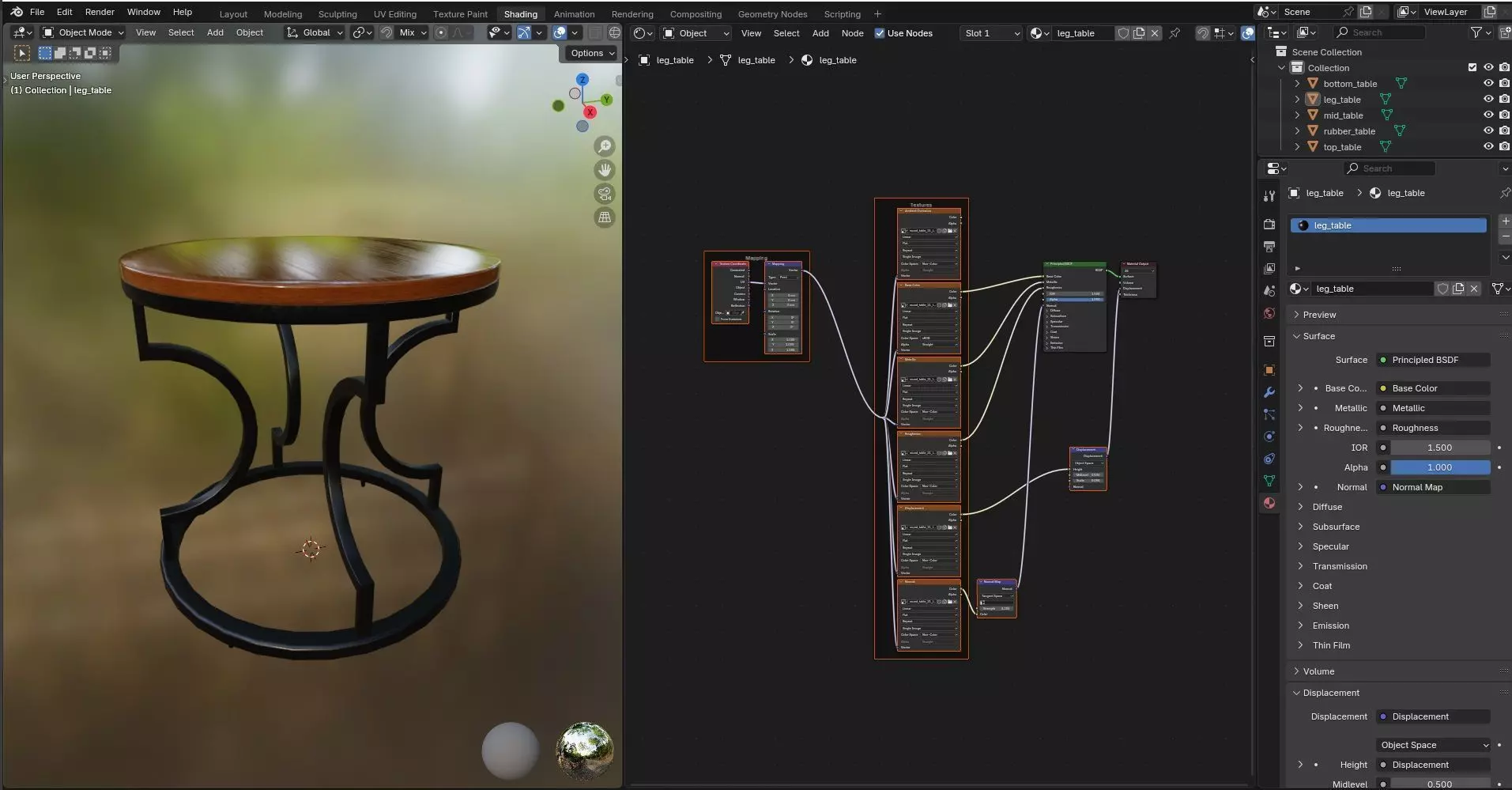 Round Table CG21 3D model_11
