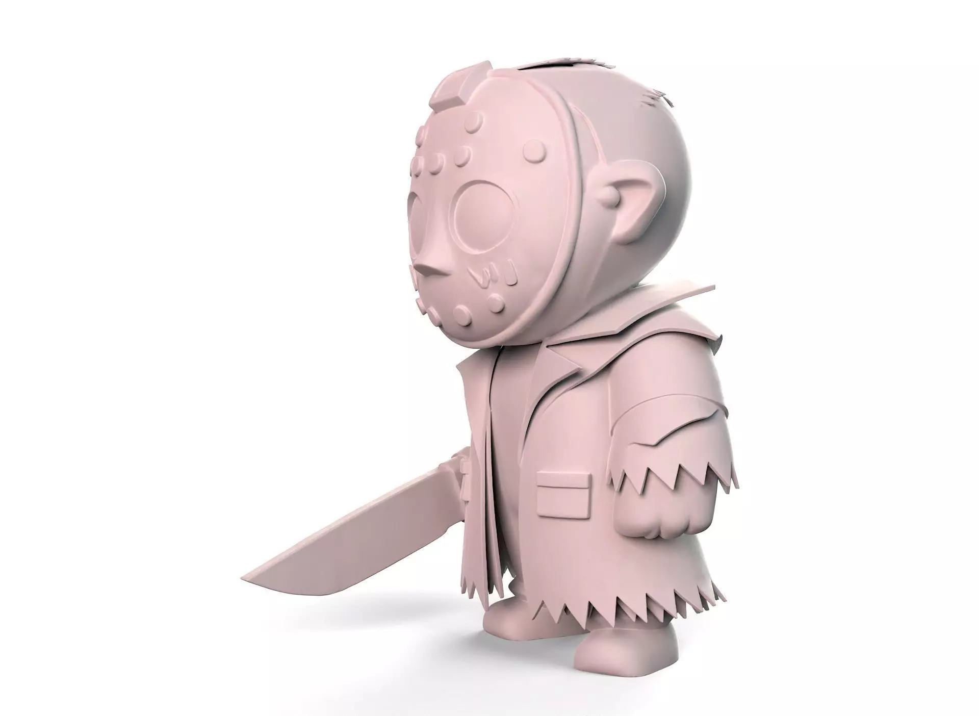cartoon Jason Voorhees 3D print model_2