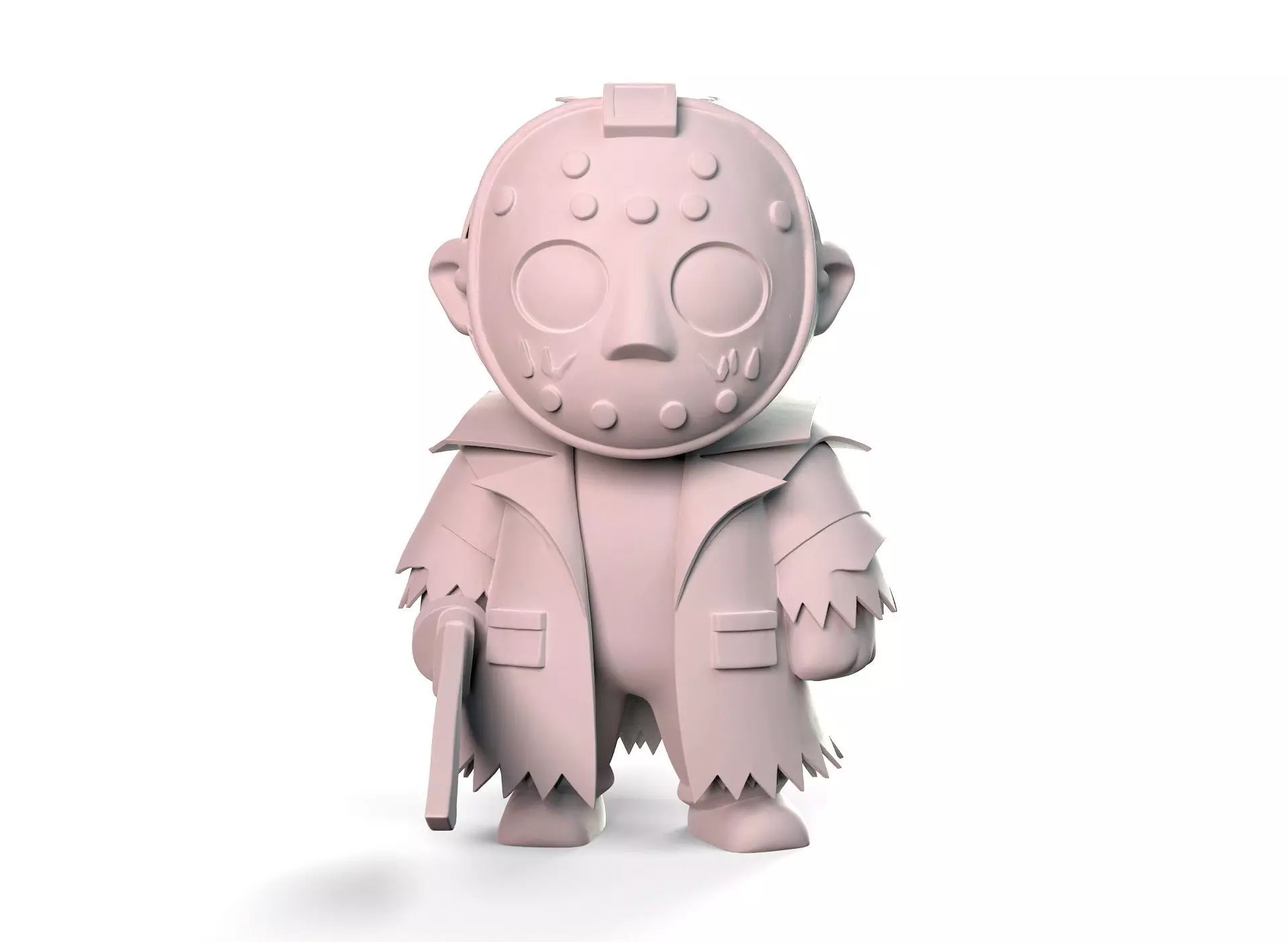 cartoon Jason Voorhees 3D print model_1