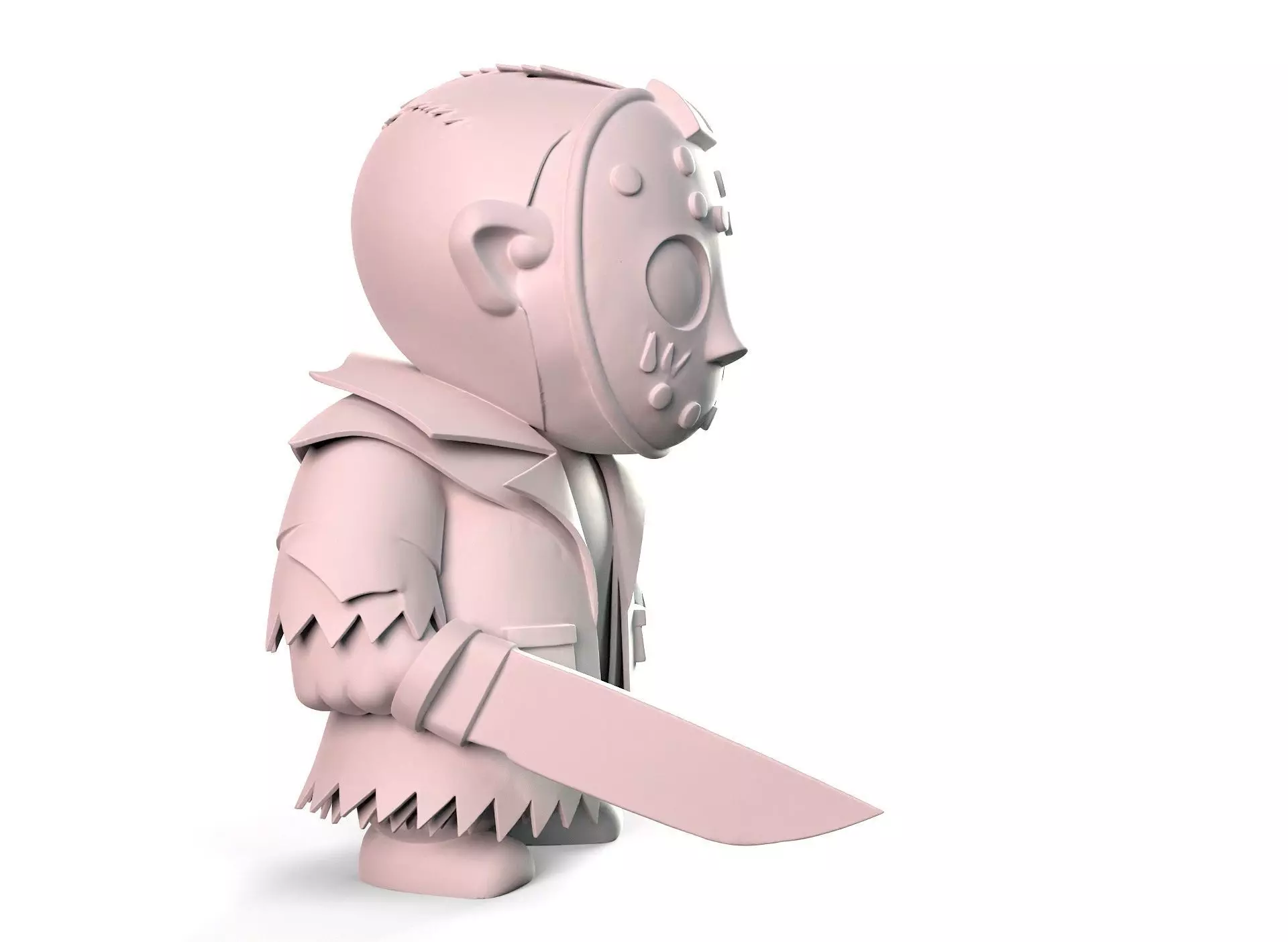 cartoon Jason Voorhees 3D print model_3