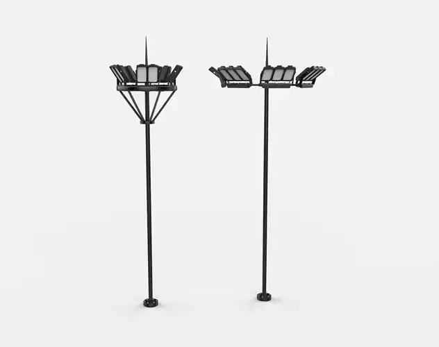 Stadium Light Tower 02 3D model