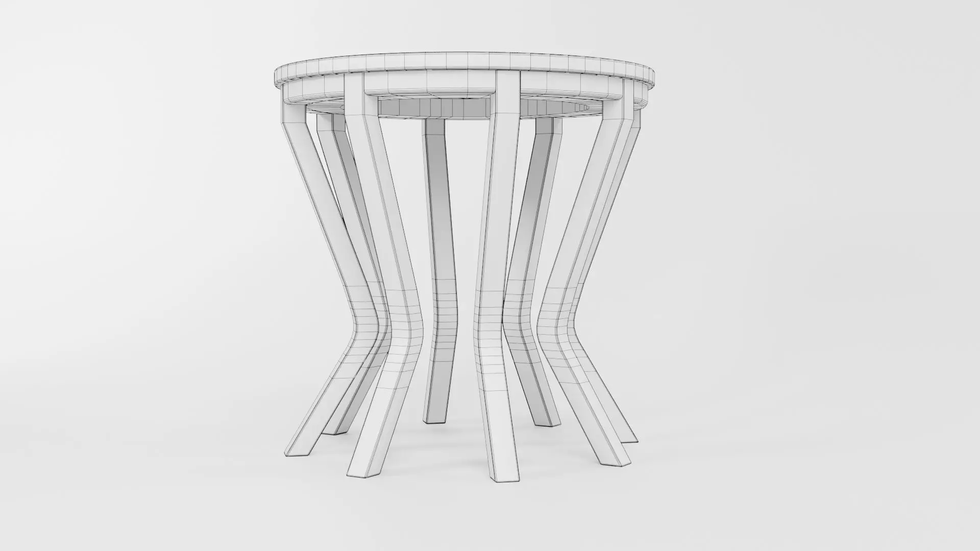 Round Table CG23 3D model_5