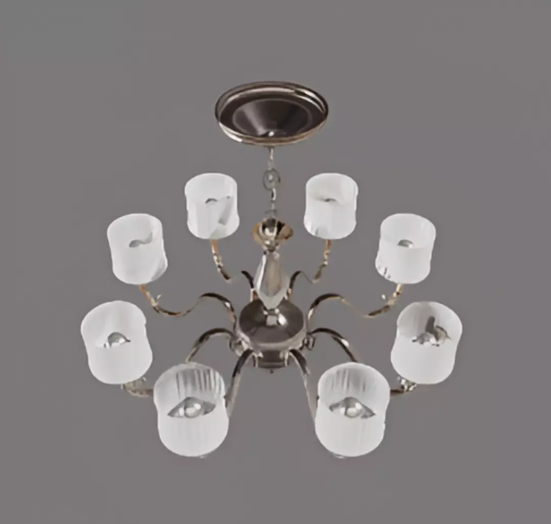 Modern Chandelier 3D model_2