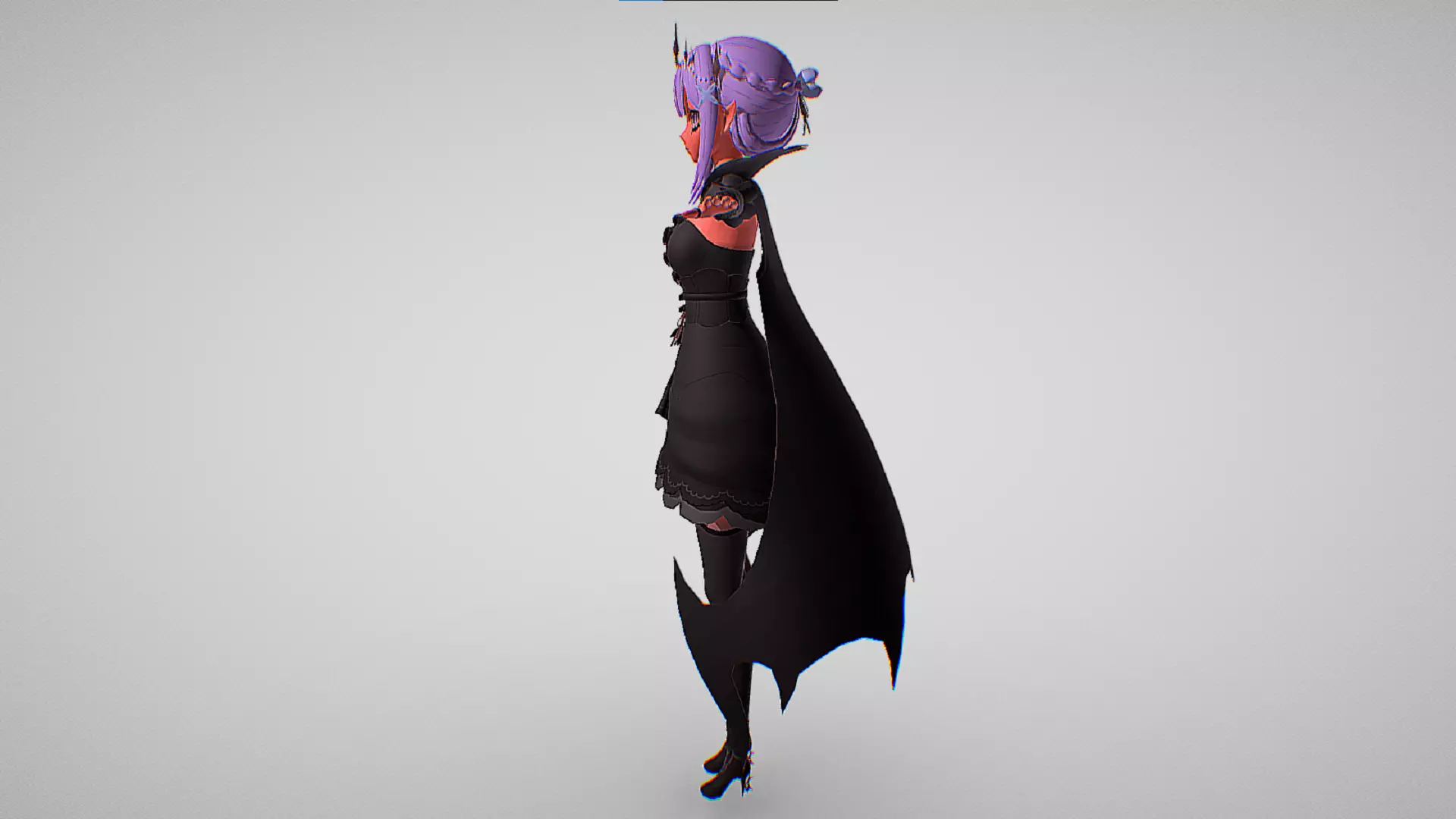 Emilia - Halloween Skin - Re-Zero Infinity  Low-poly 3D model_5