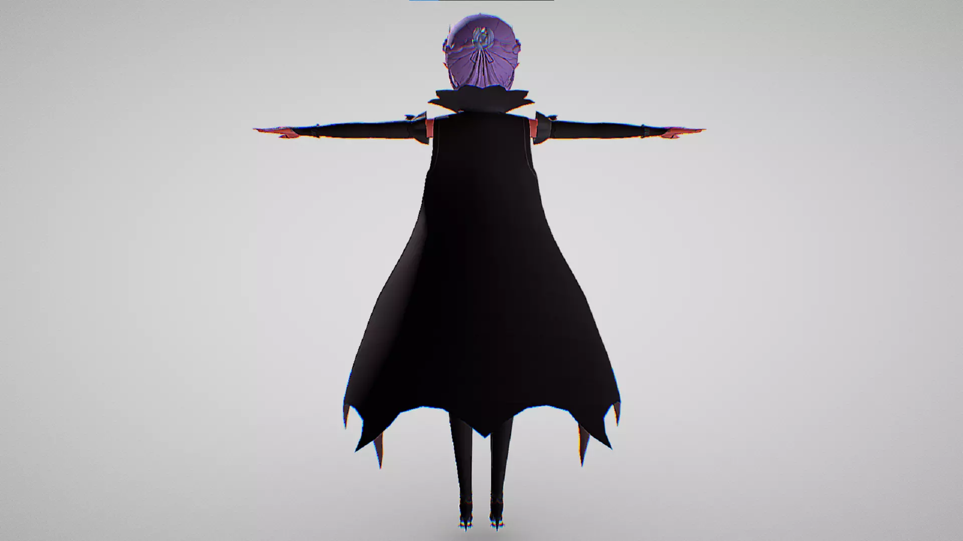 Emilia - Halloween Skin - Re-Zero Infinity  Low-poly 3D model_3