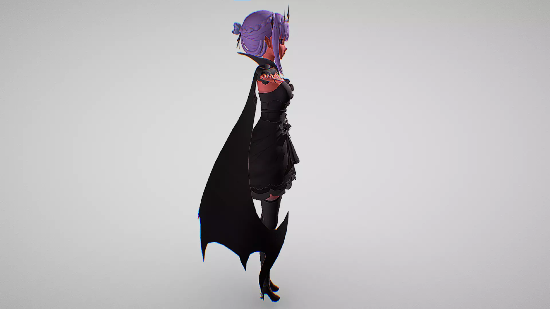 Emilia - Halloween Skin - Re-Zero Infinity  Low-poly 3D model_4
