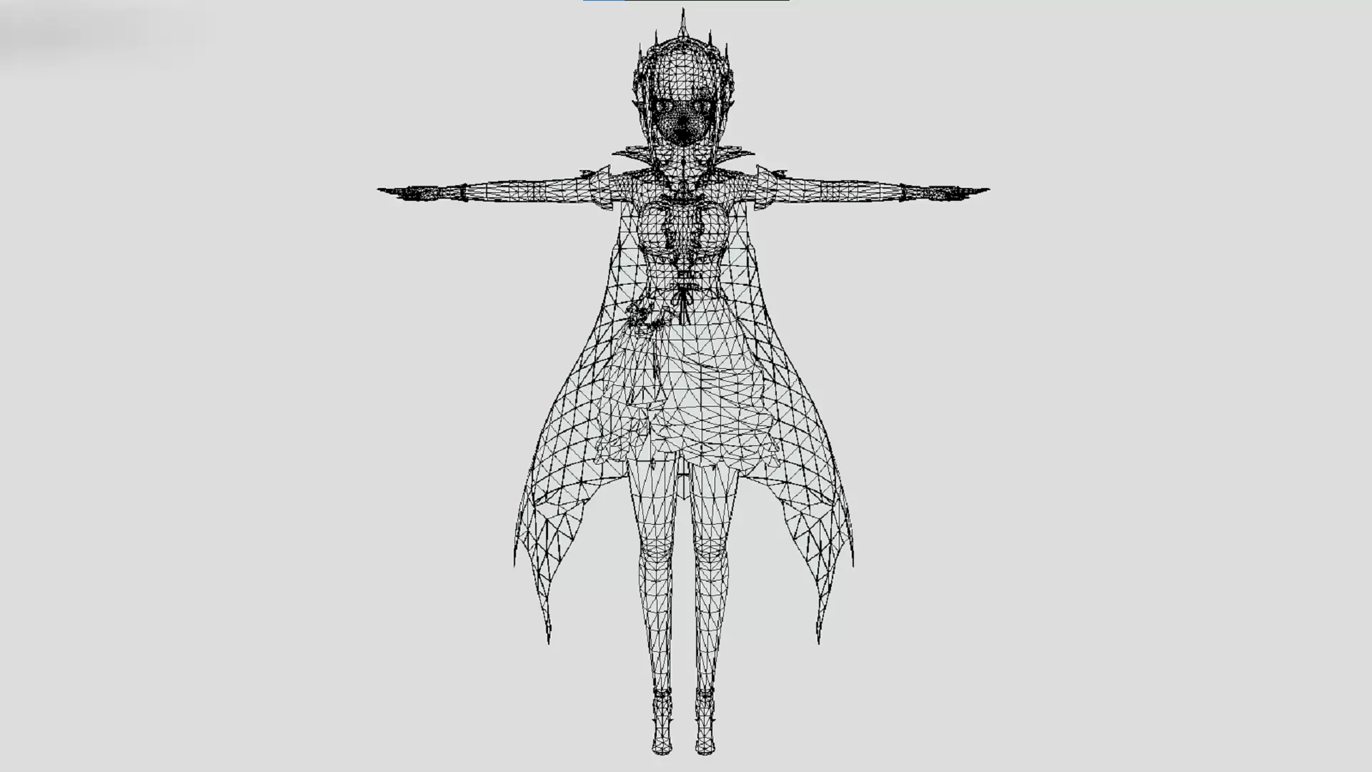 Emilia - Halloween Skin - Re-Zero Infinity  Low-poly 3D model_2