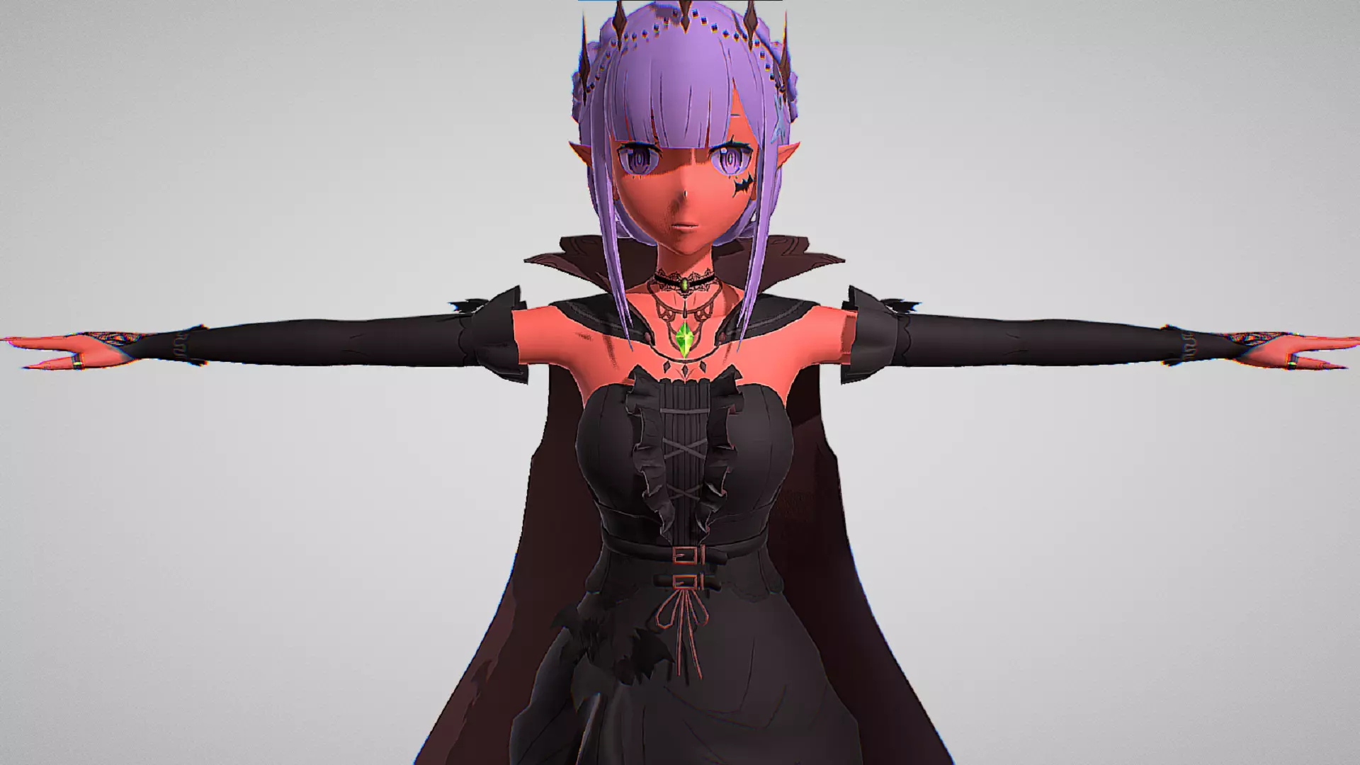 Emilia - Halloween Skin - Re-Zero Infinity  Low-poly 3D model_0