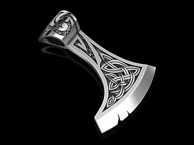 Pendant Axe 3D print model