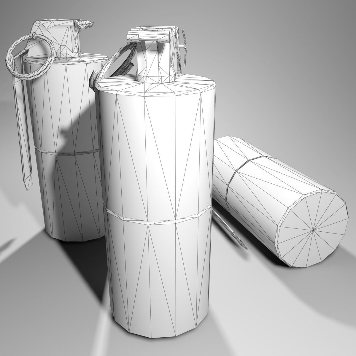 MK3A2 Concussion grenade Low-poly 3D model_15