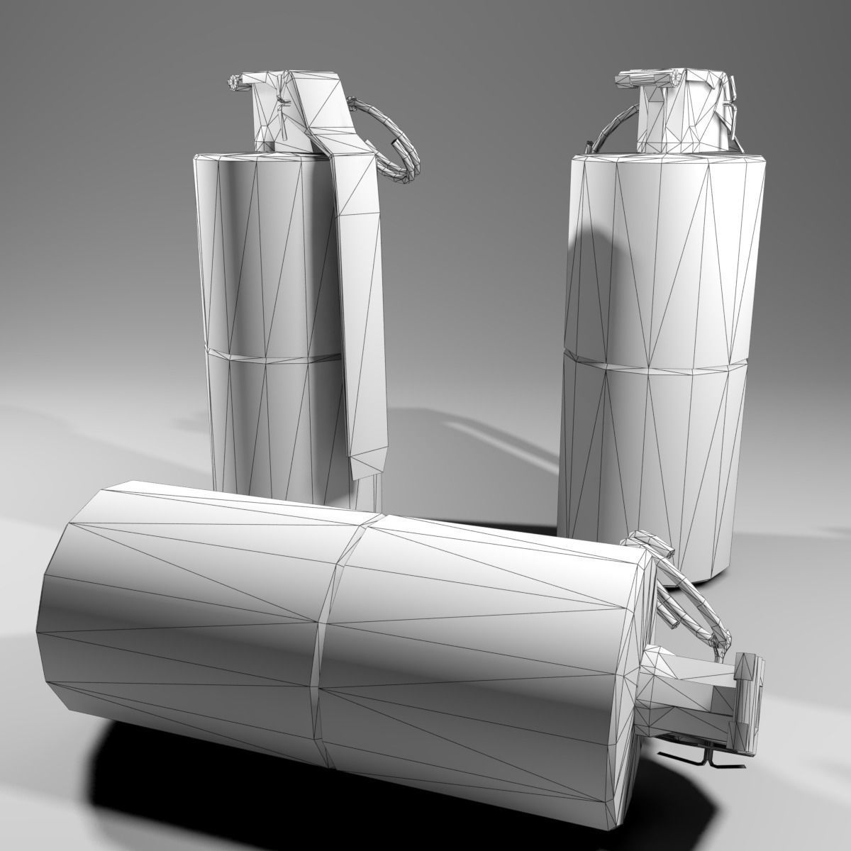 MK3A2 Concussion grenade Low-poly 3D model_16