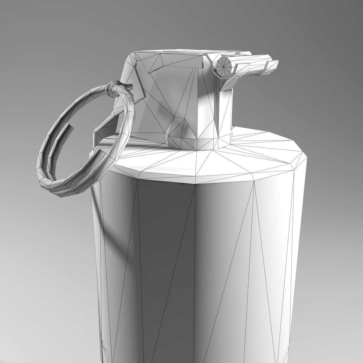 MK3A2 Concussion grenade Low-poly 3D model_17