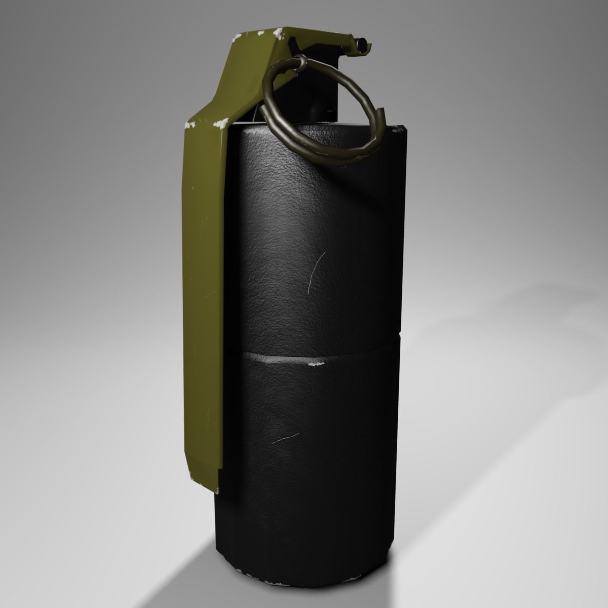 MK3A2 Concussion grenade Low-poly 3D model_9