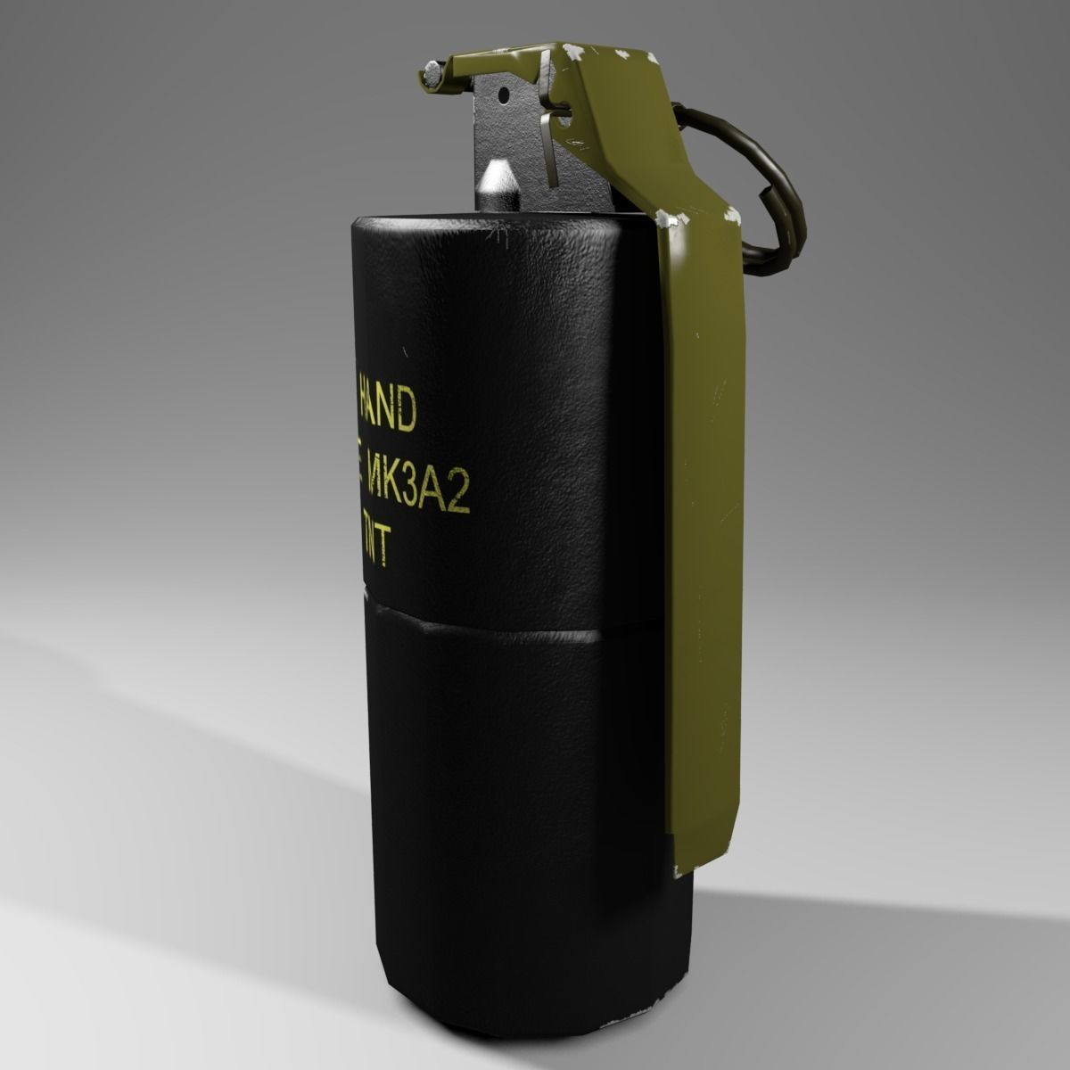 MK3A2 Concussion grenade Low-poly 3D model_5