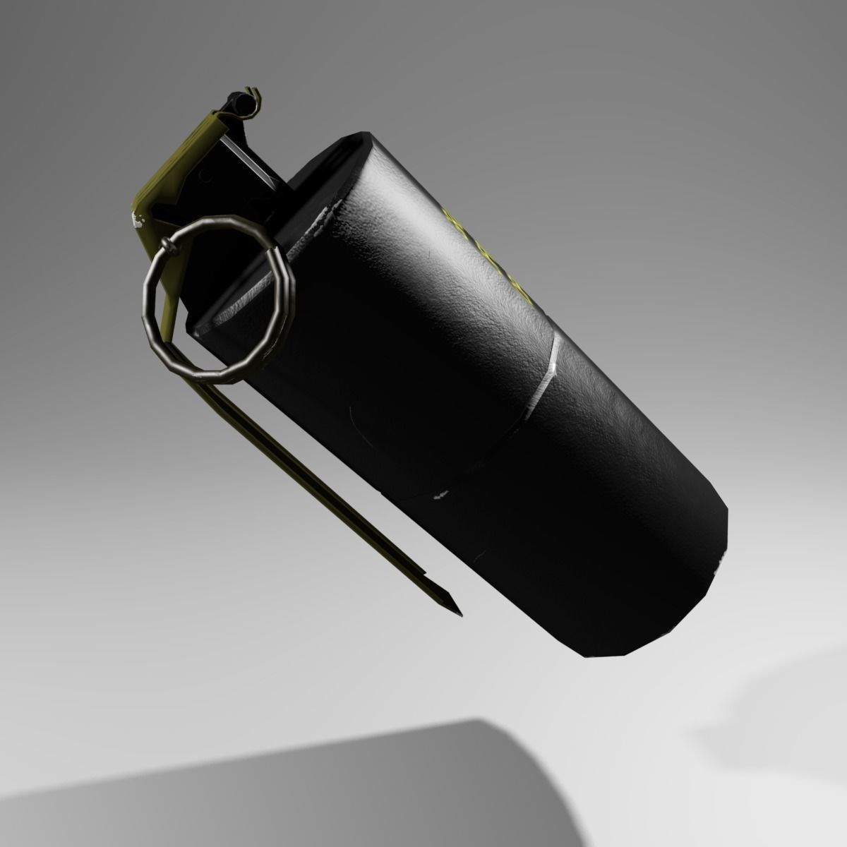 MK3A2 Concussion grenade Low-poly 3D model_12