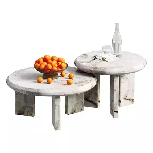 Modern Donielle Nesting Coffee Table 3D model