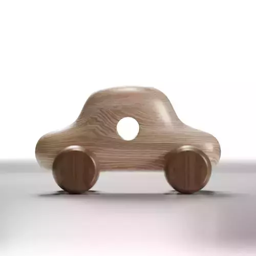 wooden toy car