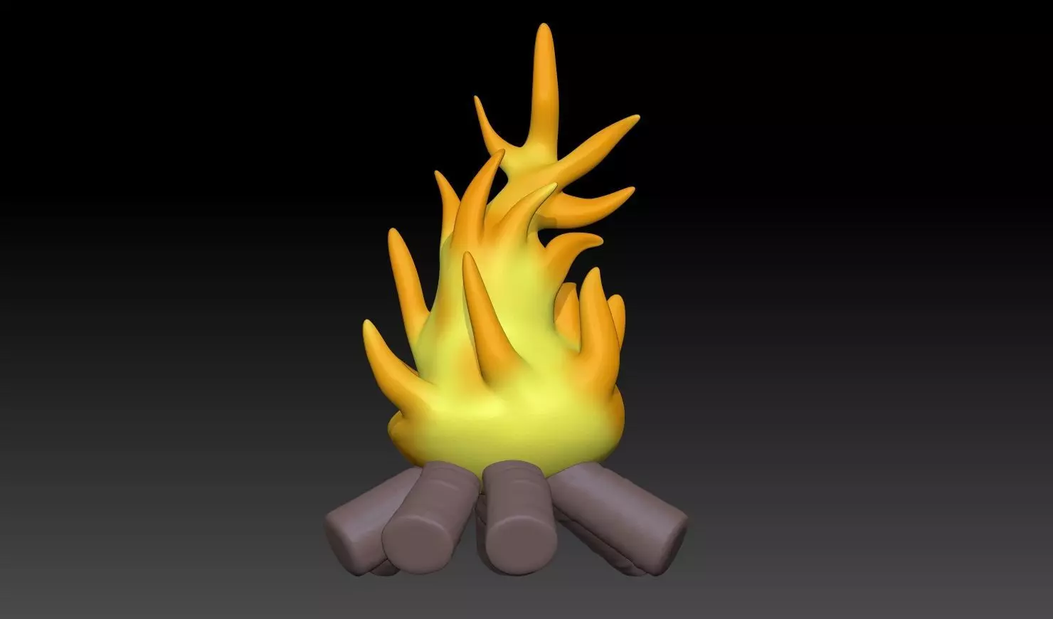 Bonfire 3D Printable Toy 3D print model