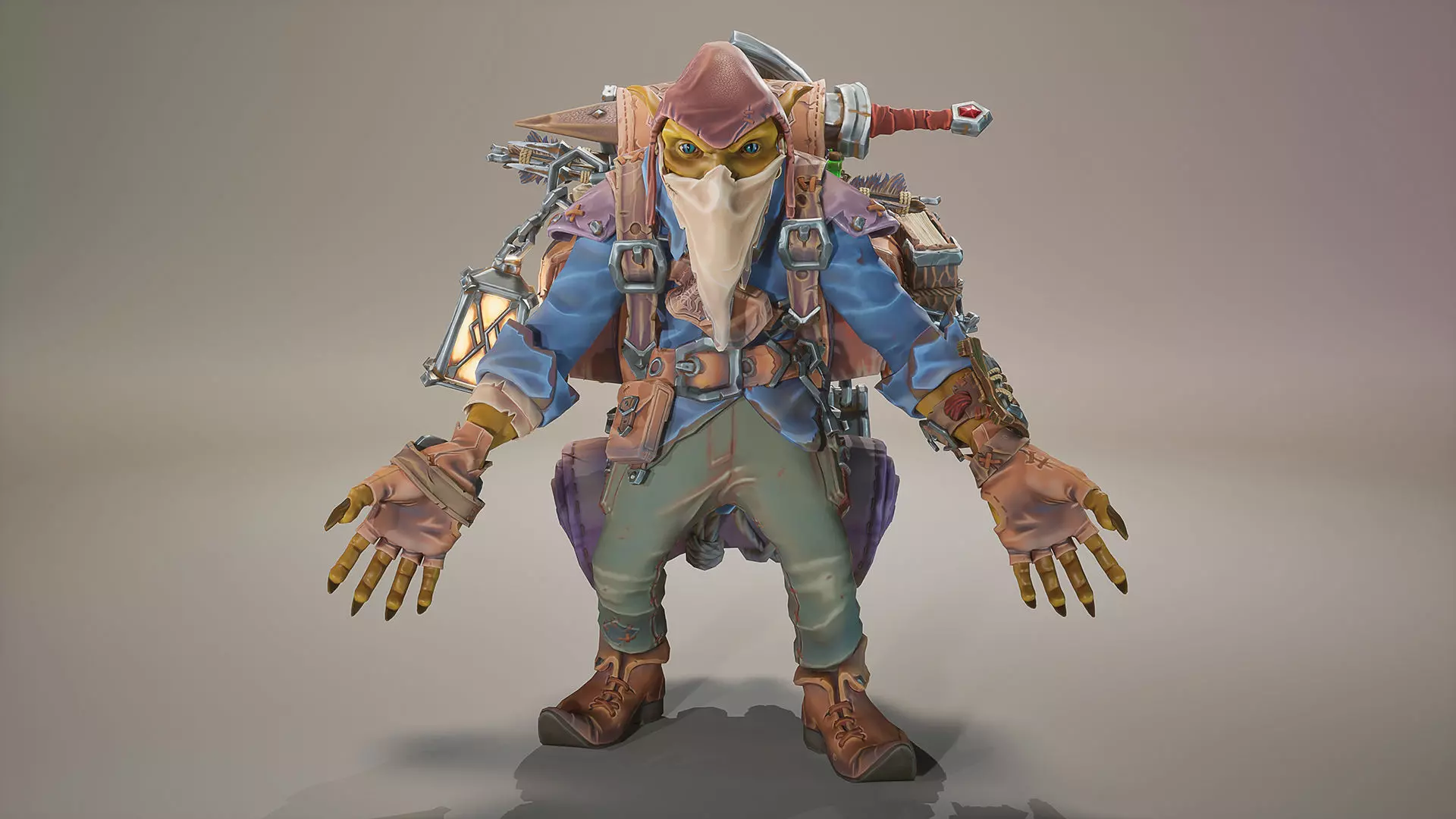 Goblin STY01 Low-poly 3D model_10