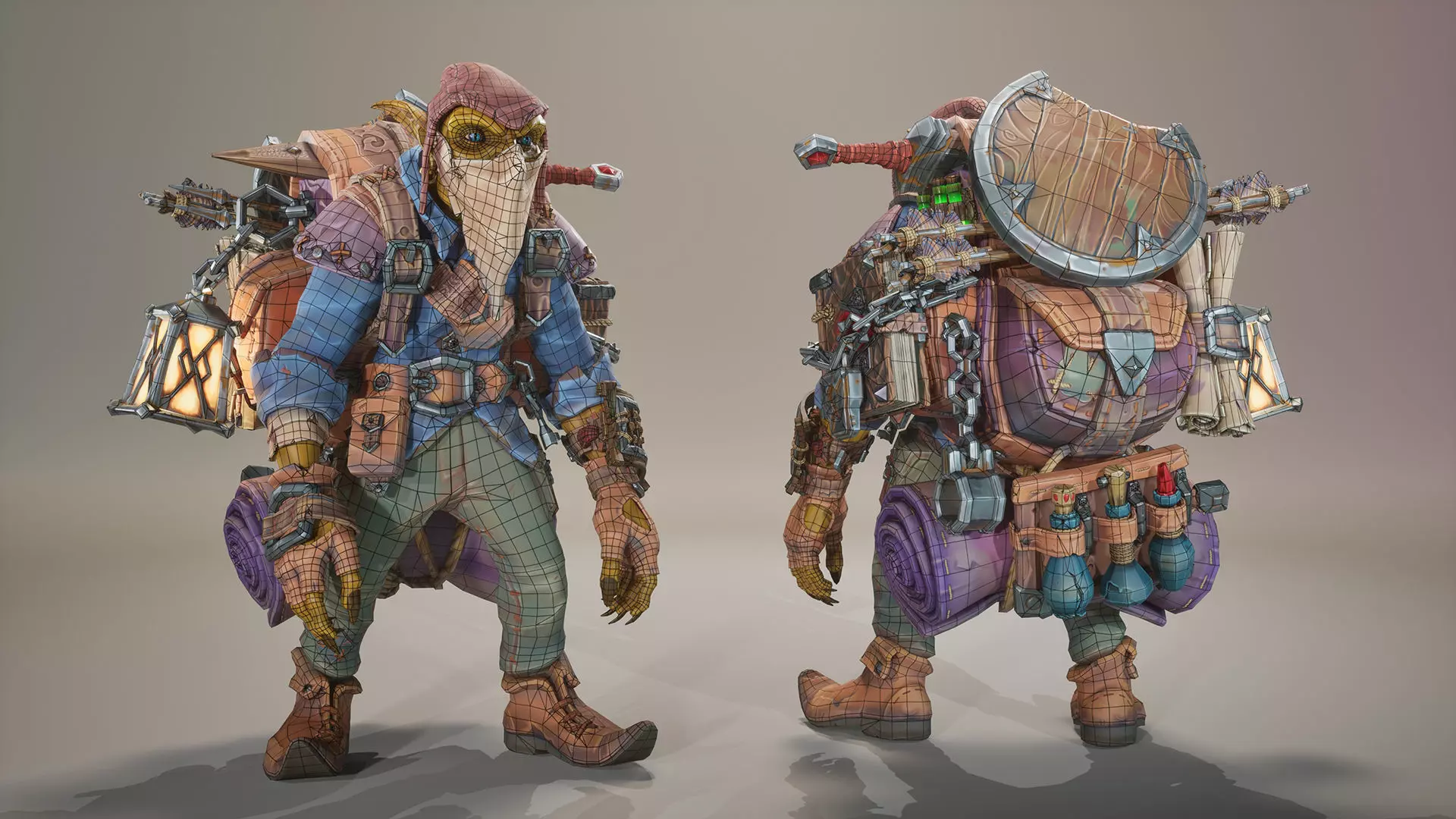 Goblin STY01 Low-poly 3D model_11