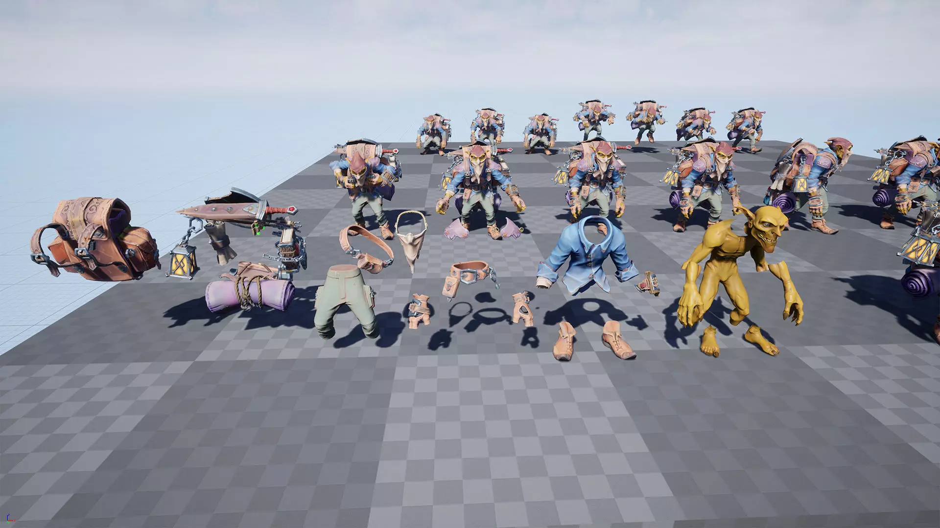 Goblin STY01 Low-poly 3D model_14