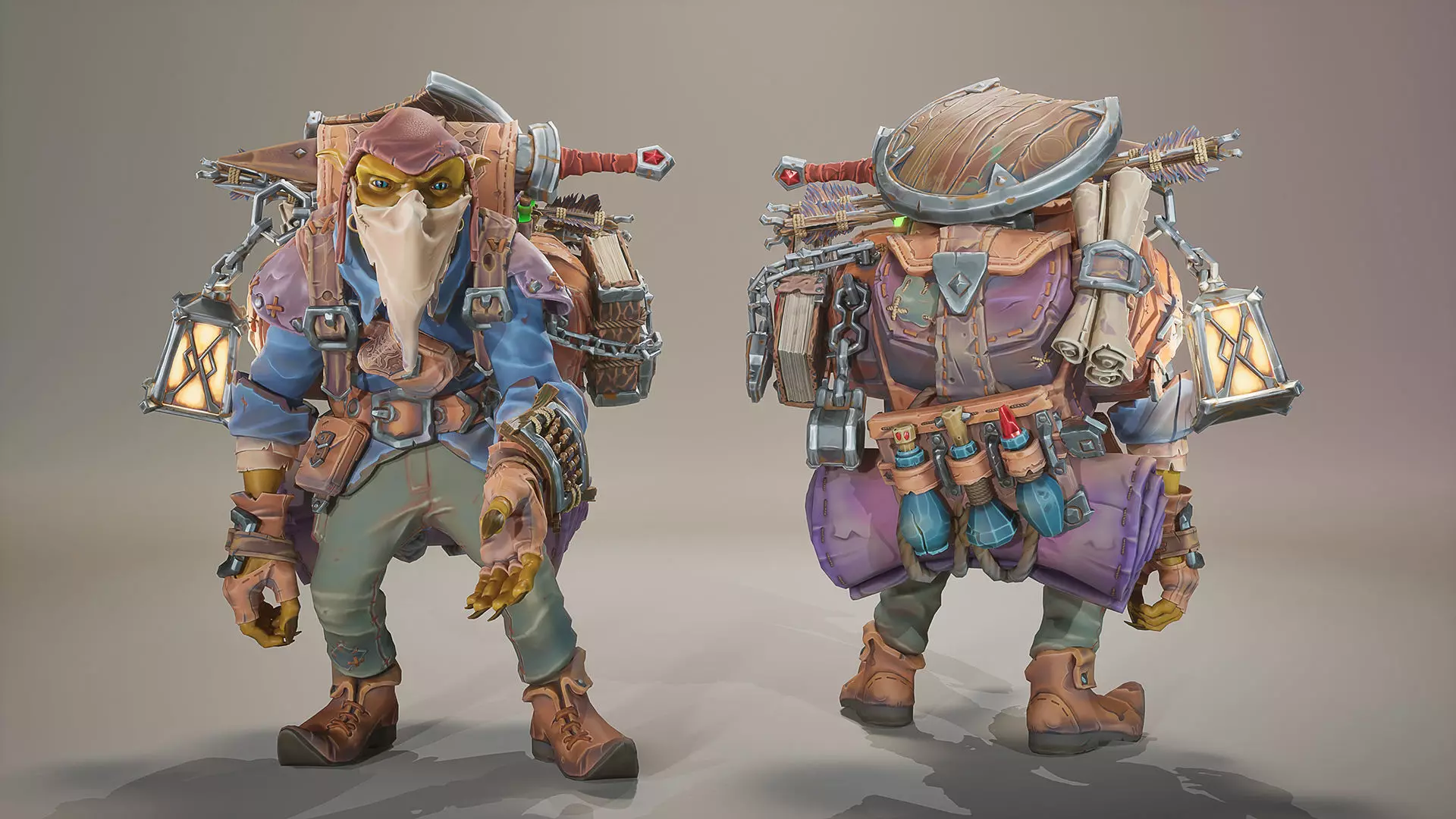 Goblin STY01 Low-poly 3D model_4